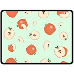 Apple Fruit Background Food Fleece Blanket (Large)  80 x60  Blanket Front