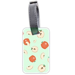 Apple Fruit Background Food Luggage Tags (two Sides) by Nexatart