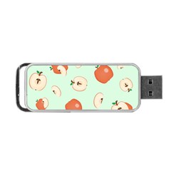 Apple Fruit Background Food Portable Usb Flash (two Sides) by Nexatart