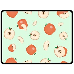 Apple Fruit Background Food Double Sided Fleece Blanket (large)  by Nexatart