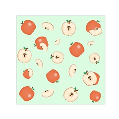 Apple Fruit Background Food Small Satin Scarf (square) by Nexatart