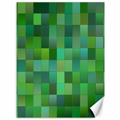 Green Blocks Pattern Backdrop Canvas 36  x 48  