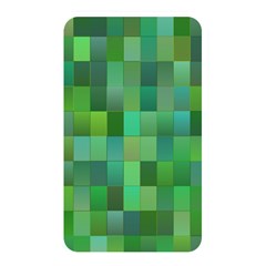 Green Blocks Pattern Backdrop Memory Card Reader by Nexatart