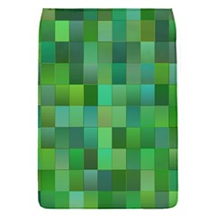 Green Blocks Pattern Backdrop Flap Covers (s)  by Nexatart