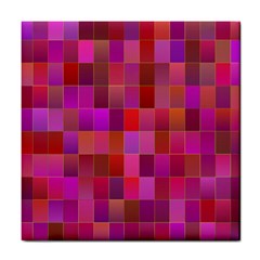 Shapes Abstract Pink Tile Coasters by Nexatart