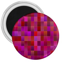 Shapes Abstract Pink 3  Magnets by Nexatart