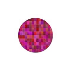 Shapes Abstract Pink Golf Ball Marker (4 Pack) by Nexatart