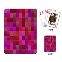 Shapes Abstract Pink Playing Card by Nexatart