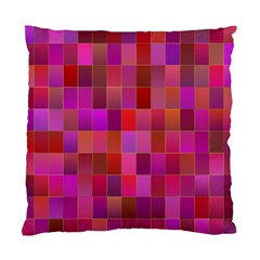 Shapes Abstract Pink Standard Cushion Case (one Side) by Nexatart