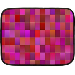 Shapes Abstract Pink Double Sided Fleece Blanket (mini)  by Nexatart