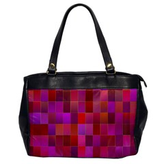 Shapes Abstract Pink Office Handbags by Nexatart