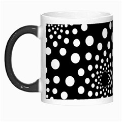 Dot Dots Round Black And White Morph Mugs by Nexatart