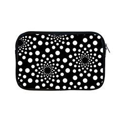 Dot Dots Round Black And White Apple Macbook Pro 13  Zipper Case by Nexatart