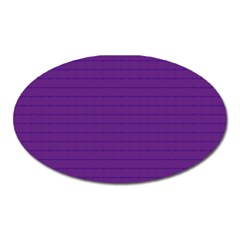 Pattern Violet Purple Background Oval Magnet by Nexatart