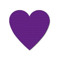 Pattern Violet Purple Background Heart Magnet by Nexatart