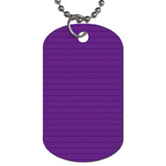 Pattern Violet Purple Background Dog Tag (one Side) by Nexatart