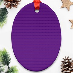 Pattern Violet Purple Background Oval Ornament (two Sides) by Nexatart