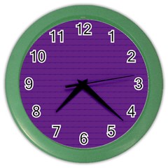 Pattern Violet Purple Background Color Wall Clocks by Nexatart