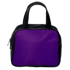 Pattern Violet Purple Background Classic Handbags (one Side) by Nexatart