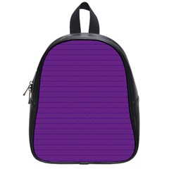 Pattern Violet Purple Background School Bags (small)  by Nexatart