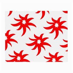 Star Figure Form Pattern Structure Small Glasses Cloth (2-side) by Nexatart