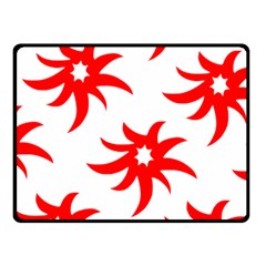 Star Figure Form Pattern Structure Fleece Blanket (small) by Nexatart