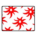 Star Figure Form Pattern Structure Fleece Blanket (Small) 50 x40  Blanket Front