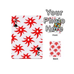 Star Figure Form Pattern Structure Playing Cards 54 (mini)  by Nexatart