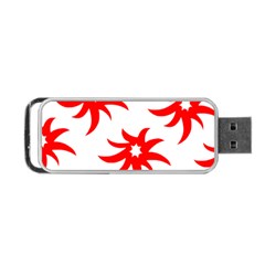 Star Figure Form Pattern Structure Portable Usb Flash (one Side) by Nexatart