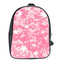 Plant Flowers Bird Spring School Bags (xl)  by Nexatart