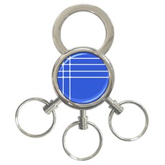 Stripes Pattern Template Texture 3-ring Key Chains by Nexatart