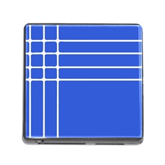 Stripes Pattern Template Texture Memory Card Reader (square) by Nexatart