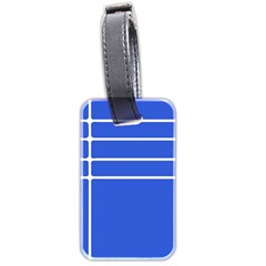 Stripes Pattern Template Texture Luggage Tags (two Sides) by Nexatart