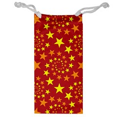 Star Stars Pattern Design Jewelry Bag by Nexatart