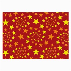 Star Stars Pattern Design Large Glasses Cloth by Nexatart