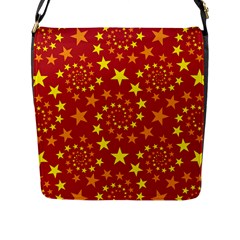 Star Stars Pattern Design Flap Messenger Bag (l)  by Nexatart