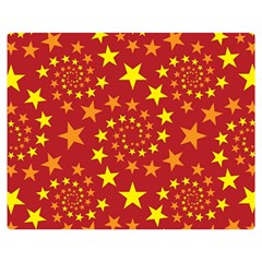 Star Stars Pattern Design Double Sided Flano Blanket (medium)  by Nexatart