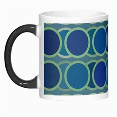 Circles Abstract Blue Pattern Morph Mugs