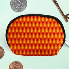 Simple Minimal Flame Background Accessory Pouches (medium)  by Nexatart