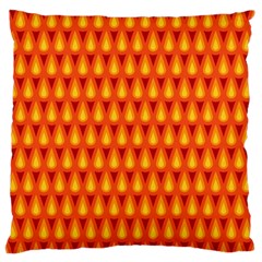 Simple Minimal Flame Background Large Flano Cushion Case (one Side) by Nexatart