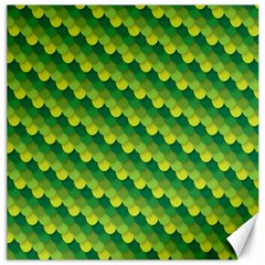 Dragon Scale Scales Pattern Canvas 12  X 12   by Nexatart