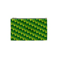 Dragon Scale Scales Pattern Cosmetic Bag (small)  by Nexatart