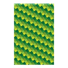 Dragon Scale Scales Pattern Shower Curtain 48  X 72  (small)  by Nexatart