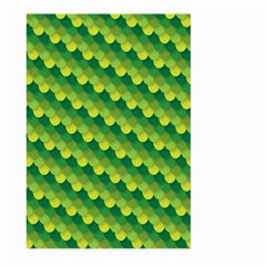 Dragon Scale Scales Pattern Large Garden Flag (two Sides) by Nexatart