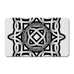 Celtic Draw Drawing Hand Draw Magnet (rectangular) by Nexatart