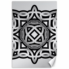 Celtic Draw Drawing Hand Draw Canvas 24  X 36  by Nexatart