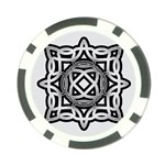 Celtic Draw Drawing Hand Draw Poker Chip Card Guard Front