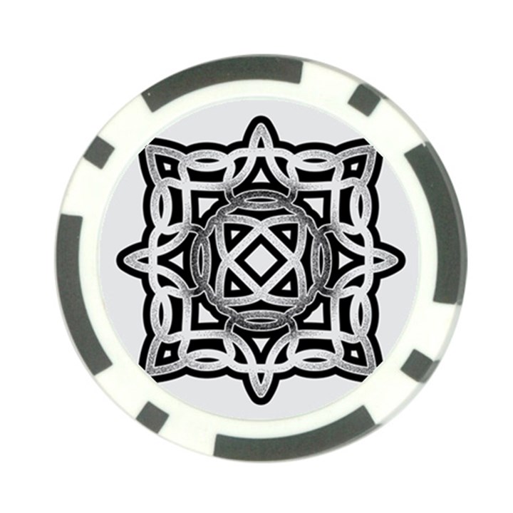 Celtic Draw Drawing Hand Draw Poker Chip Card Guard