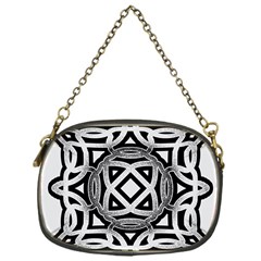 Celtic Draw Drawing Hand Draw Chain Purses (one Side)  by Nexatart