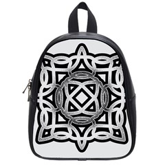 Celtic Draw Drawing Hand Draw School Bags (small)  by Nexatart